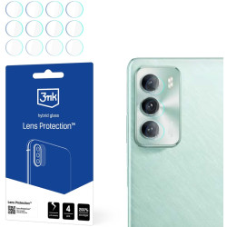 Hybrid Glass Oppo Reno12 3MK Lens Protector Αντιχαρακτικό Υβριδικό Προστατευτικό για Φακό Κάμερας 4 Τεμάχια (5903108568524)