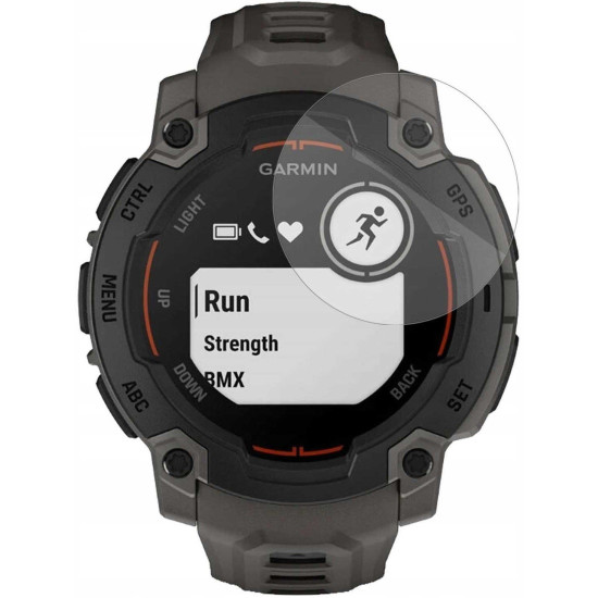 Tempered Glass Garmin Instinct E 45mm Spacecase Smartwatch Glass 2.5D Αντιχαρακτικό Γυαλί Προστασίας Οθόνης - Clear (5905719118402)