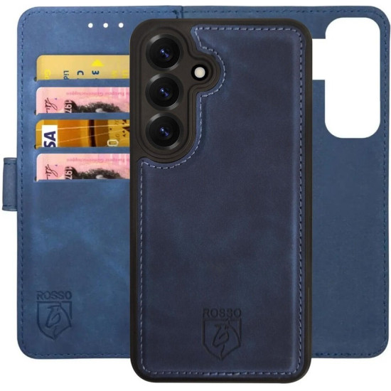 Θήκη Samsung Galaxy S25 Plus Rosso Element 2 in 1 PU Πορτοφόλι - Blue (8719246463310)