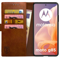 Θήκη Motorola Moto G85 Rosso Element PU Πορτοφόλι - Brown (8719246468605)