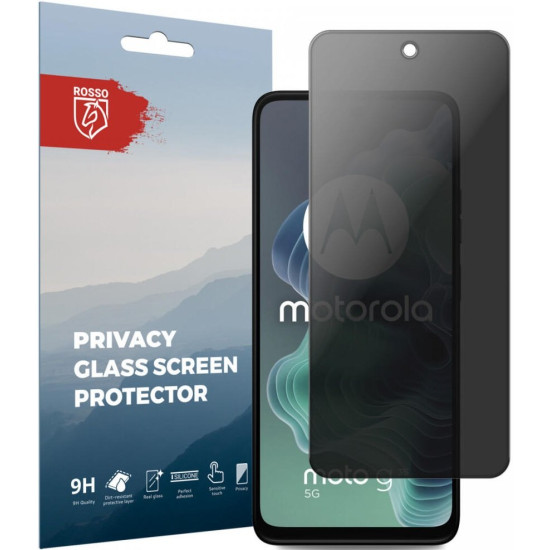 Tempered Glass Motorola Moto G35 Rosso Privacy Αντιχαρακτικό Γυαλί Προστασίας Απορρήτου Οθόνης (8719246467516)