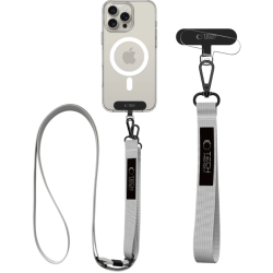 Λουράκι Χειρός & Λαιμού Tech-Protect C6S Rope Crossbody Αποσπώμενο για Θήκες Κινητών / Smartphones - Crayon Grey (5906302362882)
