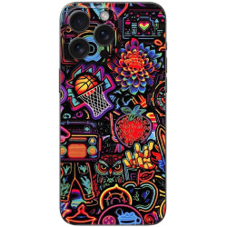 Αυτοκόλλητο Skin Προστασίας Πλάτης iPhone 16 Gams Premium Vinyl Skin Back Plate - 3D Neon (GAMS-VNL-SKIN-3DN-001-086)