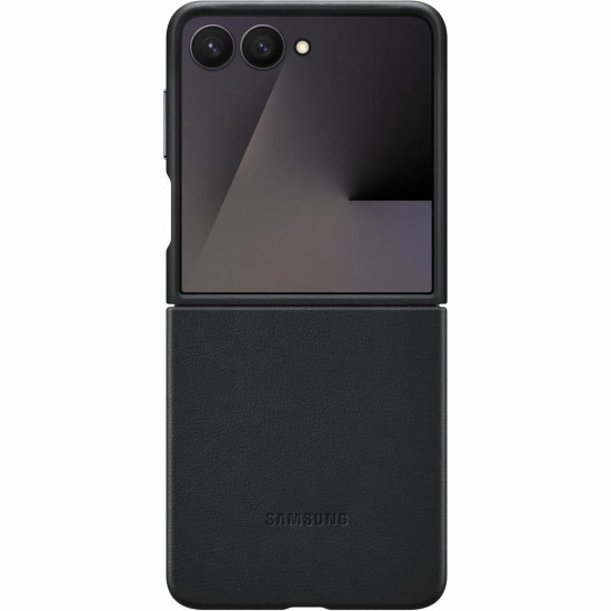 Θήκη Samsung Galaxy Z Flip7 Official Samsung Kindsuit Case Σκληρή από Οικολογικό Δέρμα - Black (EF-VF766PBEGWW)