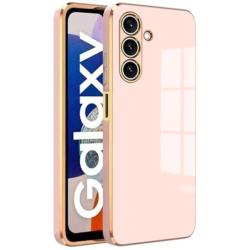 Θήκη Samsung Galaxy A26 Bodycell Gold Plated Σιλικόνης - Pink (5206015081392)