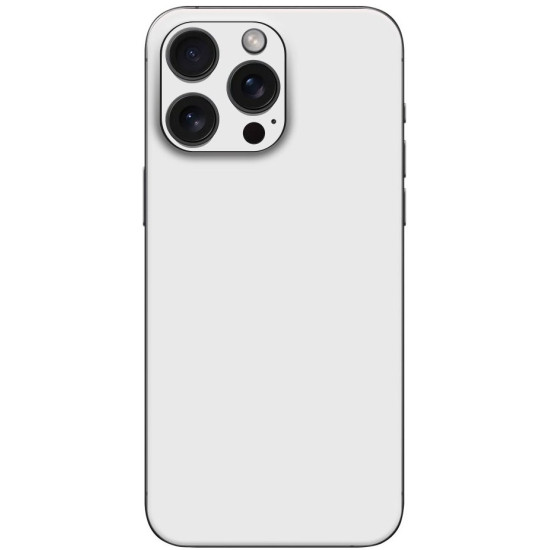 Αυτοκόλλητο Skin Προστασίας Πλάτης iPhone 16 Gams Premium Vinyl Skin Back Plate - White Matte (GAMS-VNL-SKIN-WM-001-086)