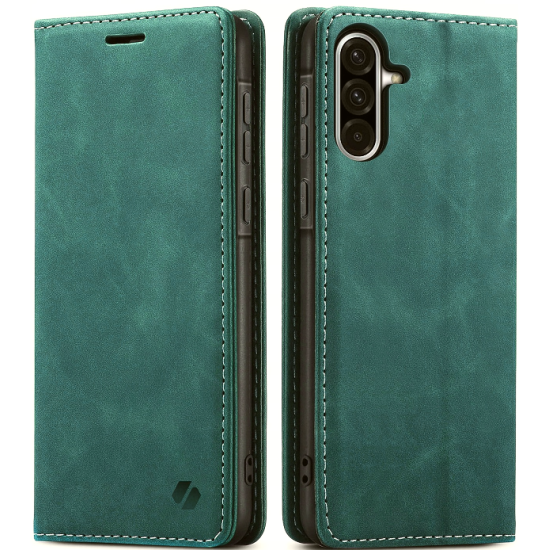 Θήκη Samsung Galaxy A36 Spacecase Wallet Πορτοφόλι - Green (5905719117467)
