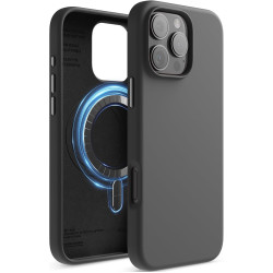 Θήκη iPhone 16 Pro Max Elago Magnetic Silicone Case Premium Σιλικόνης με MagSafe - Black (ES16MSSC69PRO-BK)