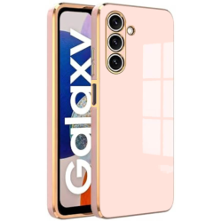 Θήκη Samsung Galaxy A16 Bodycell Gold Plated Σιλικόνης - Pink (5206015081354)