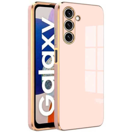 Θήκη Samsung Galaxy A16 Bodycell Gold Plated Σιλικόνης - Pink (5206015081354)