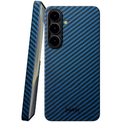 Θήκη Samsung Galaxy S25 Plus Nekit Fiber Σκληρή με MagSafe Aramid Fiber 1mm 1500D Kevlar - Blue (8719246469817)