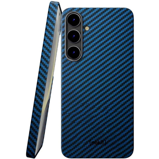Θήκη Samsung Galaxy S24 Nekit Fiber Σκληρή με MagSafe Aramid Fiber 1mm 1500D Kevlar - Blue (8719246469671)