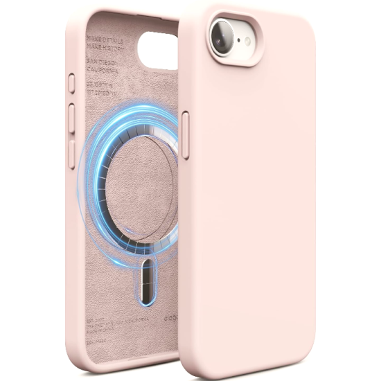 Θήκη iPhone 17e / 16e Elago Magnetic Silicone Case Premium Σιλικόνης με MagSafe - Lovely Pink (ESE4MSSC-LPK)