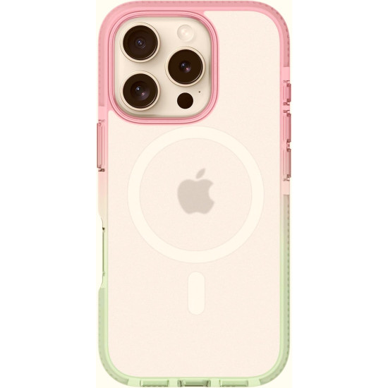 Θήκη iPhone 16 Pro Max Prodigee Flow Ανθεκτική Ημιδιάφανη με MagSafe - Blush Frost (IPH16P-6.7-FLW-BLS)