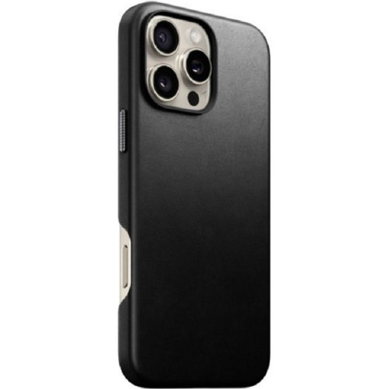 Θήκη iPhone 16 Pro Max Nomad Traditional Leather Case Δερμάτινη με MagSafe - Black (NM01388685)