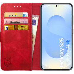 Θήκη Samsung Galaxy S25 Rosso Element PU Πορτοφόλι - Red (8719246463105)