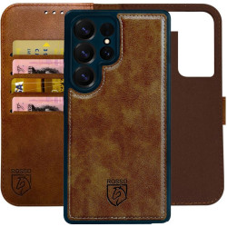 Θήκη Samsung Galaxy S25 Ultra Rosso Element 2 in 1 PU Πορτοφόλι - Brown (8719246463334)