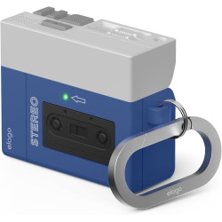 Θήκη AirPods 4th Gen Elago Cassette Player Hang Case Σιλικόνης - Blue (EAP4-CST-HANG-BL)