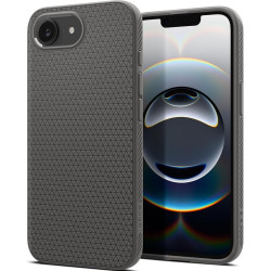 Θήκη iPhone 17e / 16e Spigen Liquid Air Σιλικόνης - Marble Gray (ACS09532)