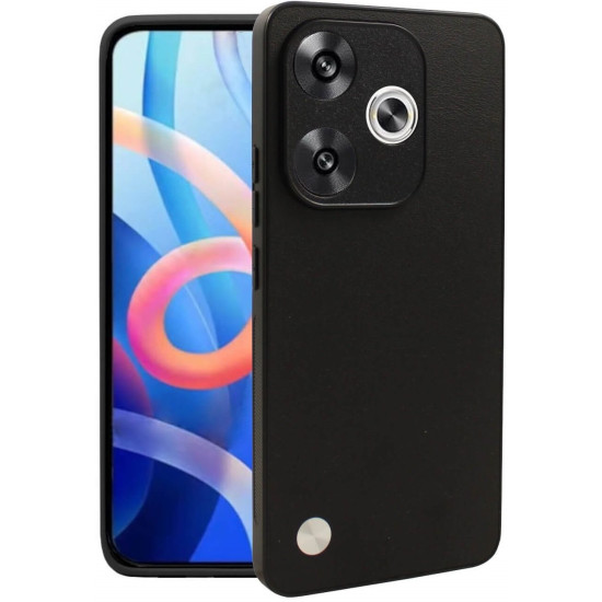 Θήκη Xiaomi Poco F6 Bodycell Vegan Cover Σκληρή - Black (5206015078255)