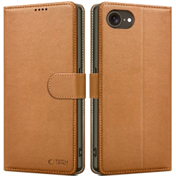 Θήκη iPhone 17e / 16e Tech-Protect Wallet Πορτοφόλι - Brown (5906302363339)