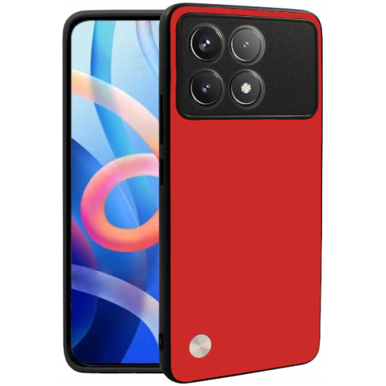 Θήκη Xiaomi Poco F6 Pro Bodycell Vegan Cover Σκληρή - Red (5206015078323)