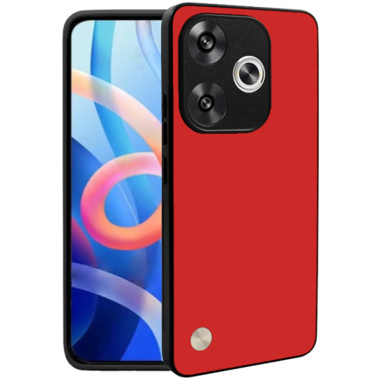 Θήκη Xiaomi Poco F6 Bodycell Vegan Cover Σκληρή - Red (5206015078286)