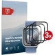 Hybrid Glass Apple Watch 9 / 8 / 7 41mm Rosso Watch Screen Protector Αντιχαρακτικό Προστατευτικό Υβριδικό Οθόνης 3 Τεμάχια - Black (8719246461125)