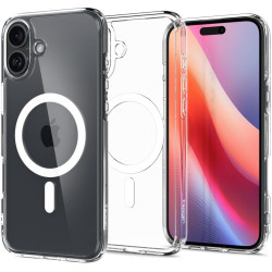 Θήκη iPhone 16 Plus Spigen Ultra Hybrid MagFit Σκληρή με MagSafe - White (ACS08075)
