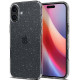 Θήκη iPhone 16 Plus Spigen Liquid Crystal Glitter Σιλικόνης - Crystal Quartz (ACS08065)