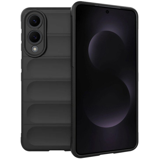 Θήκη Samsung Galaxy S25 Edge Techsuit Magic Shield Σιλικόνης - Black (5949419281172)