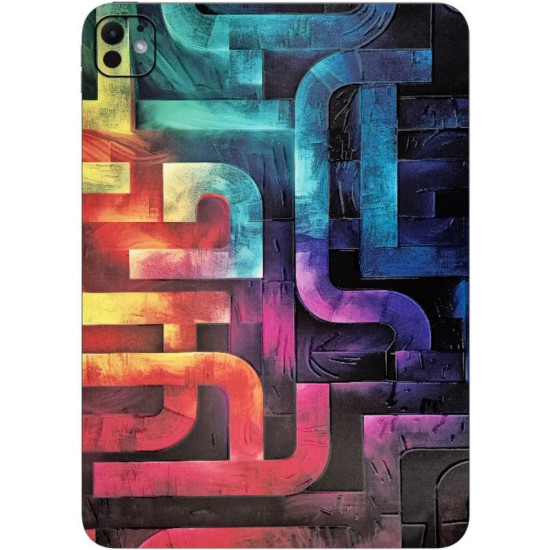 Αυτοκόλλητο Skin Προστασίας Πλάτης iPad (A16) 11th Gen. 2025 11" Gams Premium Vinyl Skin Back Plate - Labyrinth (GAMS-VNL-SKIN-LAB-001-073)