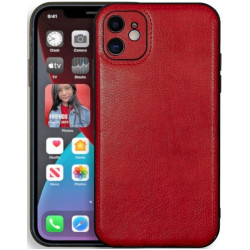 Θήκη iPhone 12 Bodycell Prestige Backcover με Πλαίσιο Κάμερας - Red (5206015068027)