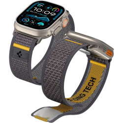 Λουράκι Apple Watch Ultra/SE/11/10/9/8/7/6/5/4 (49/46/45/44mm) Spigen Athlex Air Υφασμάτινο - Active Grey (AMP09034)