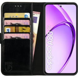 Θήκη Oppo A80 Rosso Element PU Πορτοφόλι - Black (8719246472206)