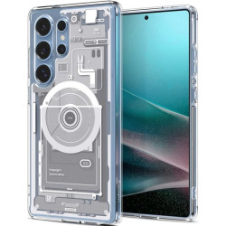 Θήκη Samsung Galaxy S25 Ultra Spigen Ultra Hybrid MagFit Σκληρή με MagSafe - Zero One White (ACS08958)