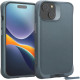 Θήκη & Tempered Glass iPhone 15 Oakshield 2 in 1 Σκληρή με KickStand & Αντιχαρακτικό Γυαλί Προστασίας Οθόνης - Blue / Grey / Clear (OAK000038FQ002C)