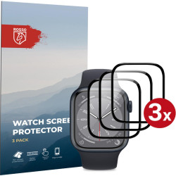 Hybrid Glass Apple Watch Ultra 3 / Ultra 2 / Ultra 1 49mm Rosso Watch Screen Protector Αντιχαρακτικό Προστατευτικό Υβριδικό Οθόνης 3 Τεμάχια - Black (8719246460975)