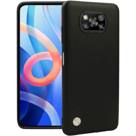 Θήκη Xiaomi Poco X3 / X3 Pro / X3 NFC Bodycell Vegan Cover Σκληρή - Black (5206015078378)