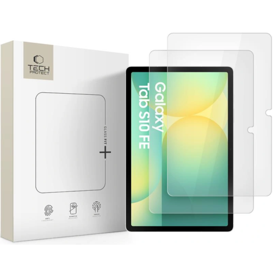 Tempered Glass Samsung Galaxy Tab S10 FE / S9 FE 10.9" / S9 / S8 / S7 11" Tech-Protect Glass Fit+ Αντιχαρακτικό Γυαλί Προστασίας Οθόνης 2 Τεμάχια - Clear (5906302318834)