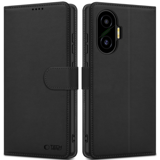 Θήκη Xiaomi Poco F7 Tech-Protect Wallet Πορτοφόλι - Black (5906302330720)