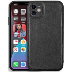 Θήκη iPhone 12 Bodycell Prestige Backcover με Πλαίσιο Κάμερας - Black (5206015067990)