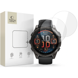 Tempered Glass Garmin Fenix 8 47mm Tech-Protect Glass Fit+ Αντιχαρακτικό Γυαλί Προστασίας Οθόνης 2 Τεμάχια - Clear (5906302318919)