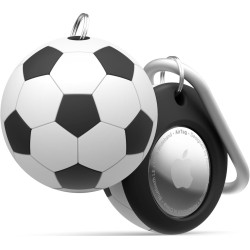 Θήκη AirTag 2 / 1 Elago Ball Series Soccer Case Premium Σιλικόνης με Μπρελόκ - Soccer (EAT2-BALL-SOCCER)