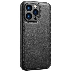 Θήκη iPhone 12 Pro Bodycell Prestige Backcover με Πλαίσιο Κάμερας - Black (5206015068034)