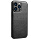Θήκη iPhone 12 Pro Bodycell Prestige Backcover με Πλαίσιο Κάμερας - Black (5206015068034)