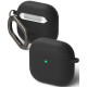 Θήκη AirPods 4th Gen Ringke Silicone Σκληρή - Black (8800274964198)