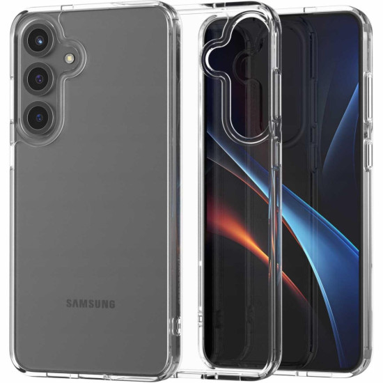 Θήκη Samsung Galaxy S25 Spacecase Clear Case Σκληρή Διάφανη 1mm - Transparent (5905719114022)