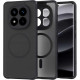 Θήκη Xiaomi Redmi Note 14 Pro Plus 5G Spacecase Hybrid MagSafe Σκληρή Ημιδιάφανη με MagSafe - Black (5905719117665)
