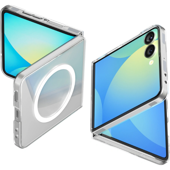 Θήκη Samsung Galaxy Z Flip7 Spigen Air Skin MagFit Σκληρή με MagSafe - Clear / White (ACS09556)